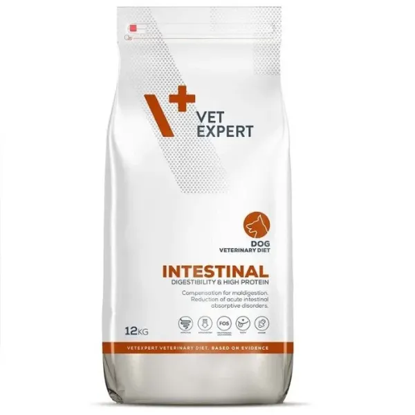 4T Dieta Veterinara Intestinal Dog, Vetexpert, 12 kg