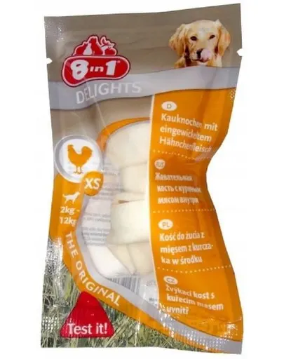 8IN1 Delights Gustare Os pentru caini XS 1 buc.