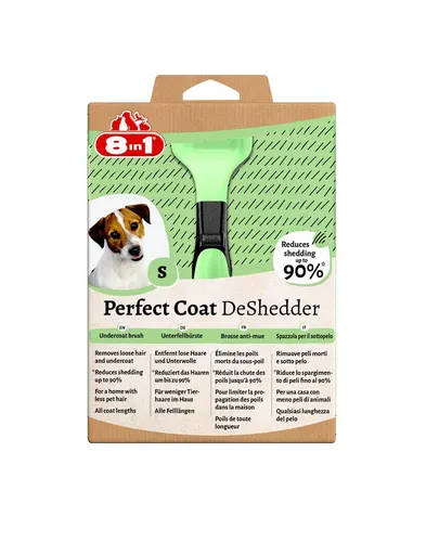 8IN1 Perfect Coat DeShedder Dog S