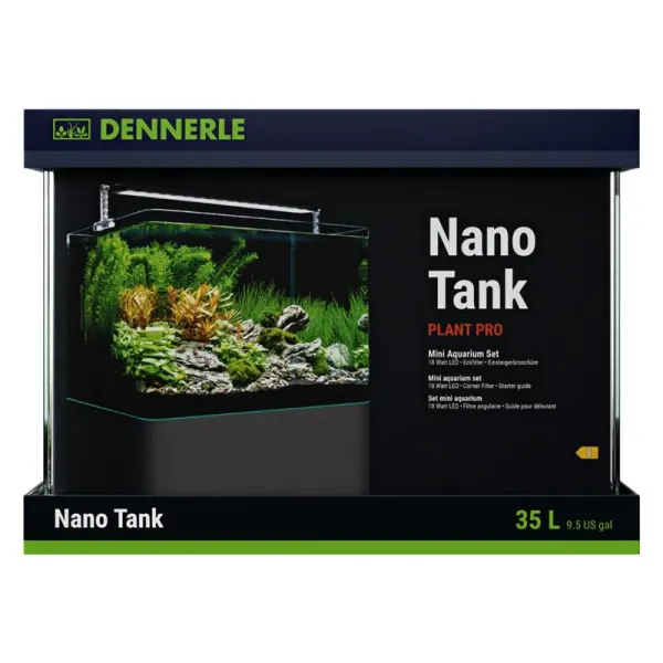 Acvariu 35L Dennerle Nano Tank Plant Pro, 40x32x28 cm