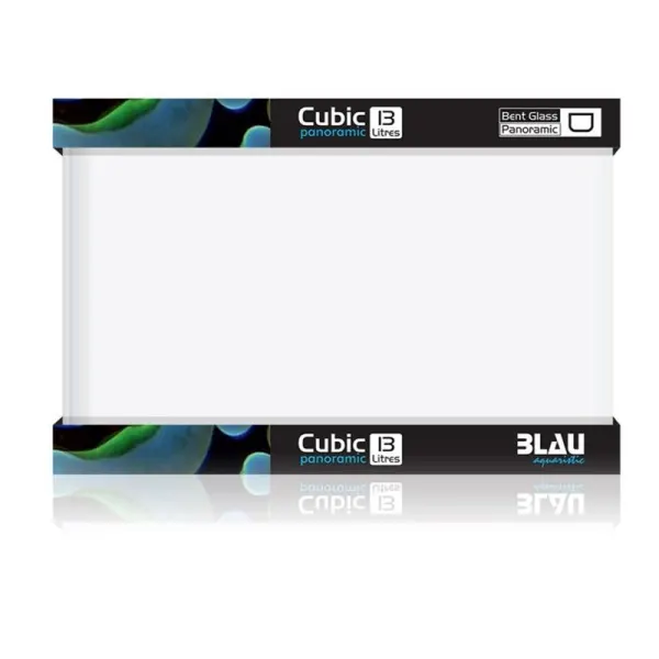 Acvariu Blau 13l (31x18x24cm) KIT Cubic Panoramic 13