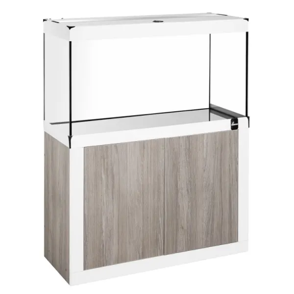 Acvariu cu stand Diversa 112l (80x35x47cm) Fine Line SET 80 Truffle-White