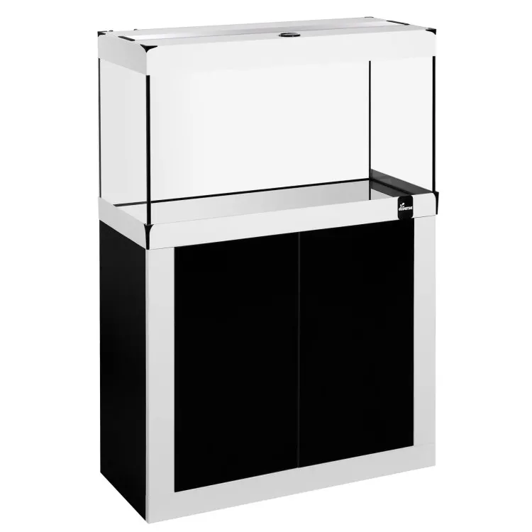 Acvariu cu stand Diversa 240l (120x40x57cm) Fine Line SET 120 Black-White
