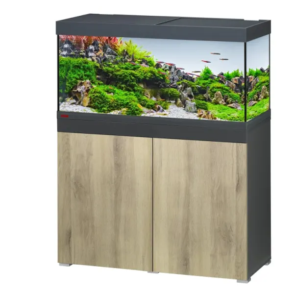 Acvariu cu Stand EHEIM 180l (100x40x45cm) vivalineLED 180 Anthracite Wood