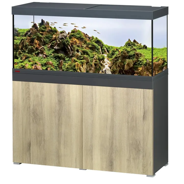 Acvariu cu Stand EHEIM 240l (121x40x54cm) vivalineLED 240 Anthracite Wood