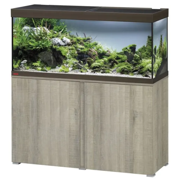Acvariu cu Stand Eheim 240l (121x40x54cm) vivalineLED 240 Oak Grey