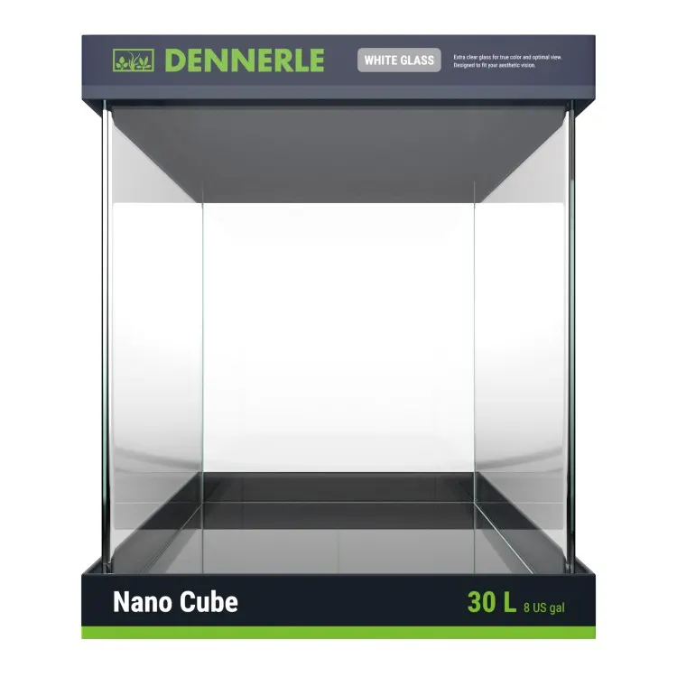 Acvariu Dennerle 30l (30x30x35cm) Nano Cube White Glass