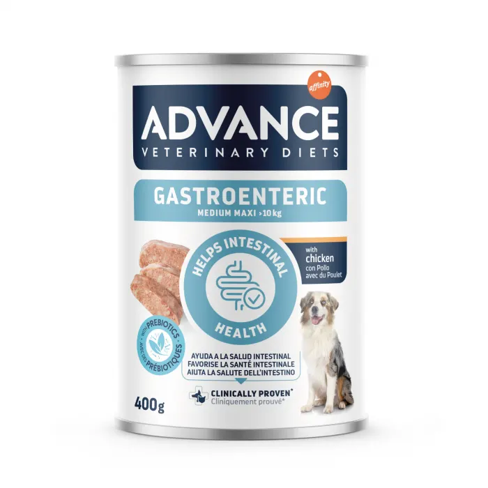 Advance, conserva hrana umeda dieta dog gastroenteric med-maxi - 400 gr