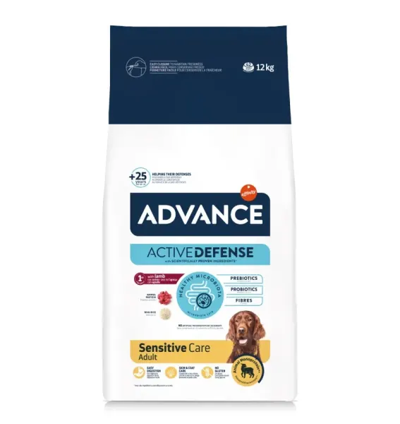 Advance Dog Sensitive, Miel si Orez, 3 kg