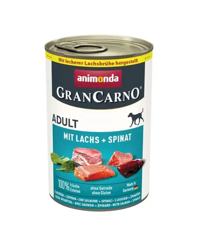 ANIMONDA GranCarno Adult somon și spanac 400g