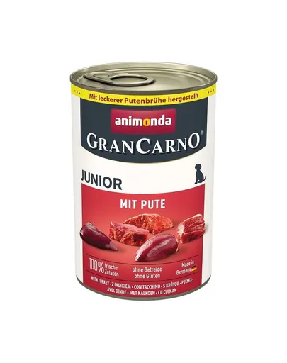 ANIMONDA Grancarno Junior hrana catelusi curcan 24 x 400 g
