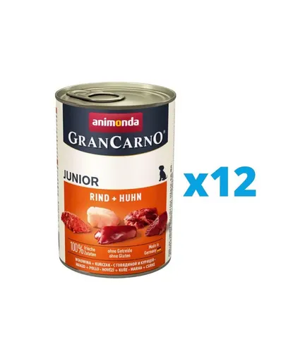 ANIMONDA Grancarno junior vită pui 12 x 800 g