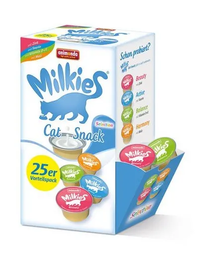 ANIMONDA Milkies Selection lapte pentru pisici mix 20x15 g