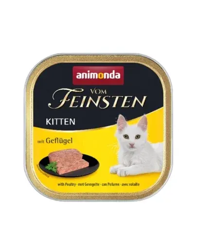 ANIMONDA vom Feinsten Kitten cu păsări de curte 100 gr