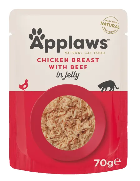 Applaws Cat Plic Piept de Pui si Vita In Aspic 12 X 70 gr