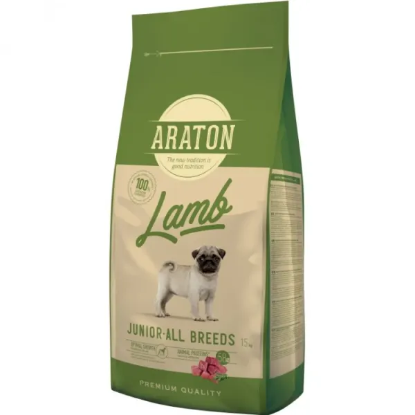 Araton Dog Junior LambRice, 15 kg