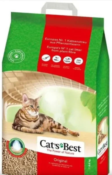 Asternut pentru litiera Cat s Best Oko Plus Original 20 L