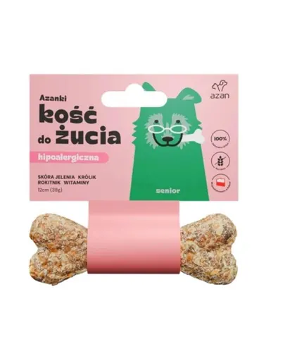 AZANKI Os pentru caini maturi Senior 12cm