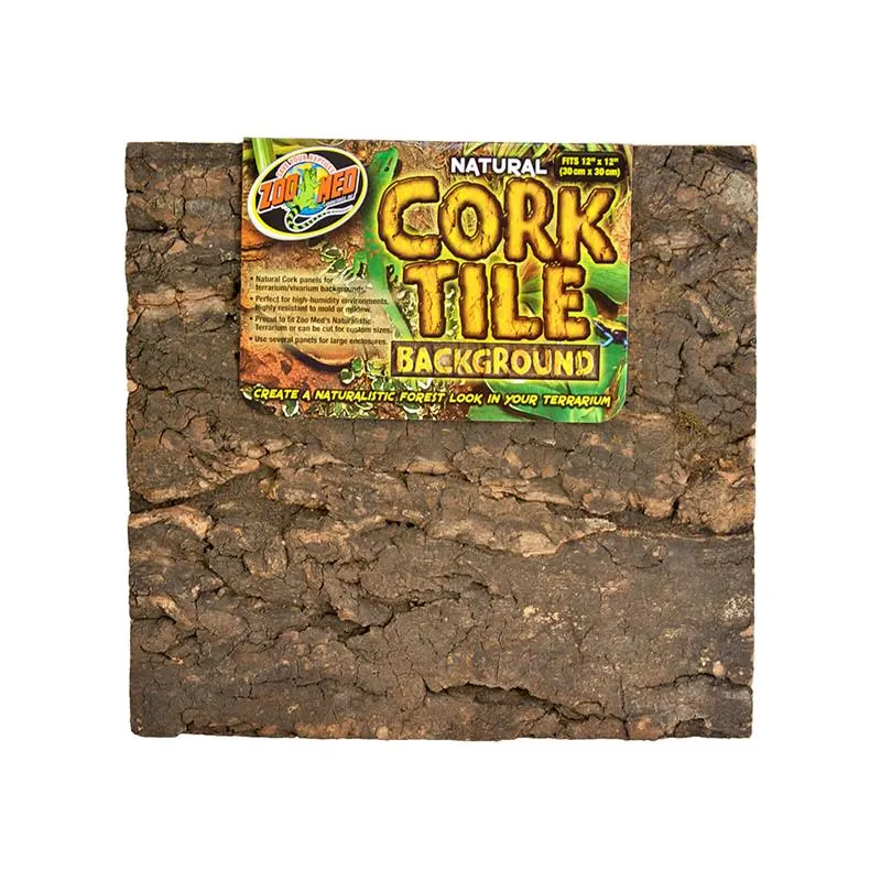 Background natural Zoo Med Natural Cork Tile 45x61 cm