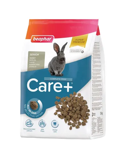 BEAPHAR Care+ Rabbit Senior hrana iepuri seniori 1,5 kg