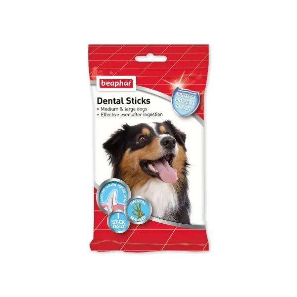 Beaphar Dental Sticks, Recompense Caini, M & L 7 buc/ 182 g