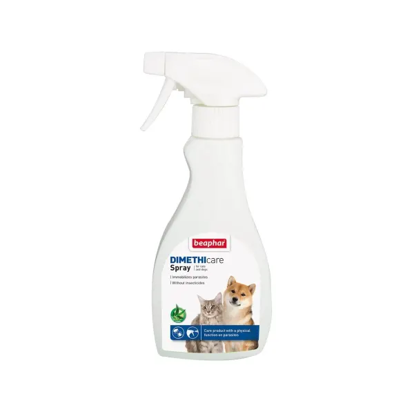 Beaphar Dimethicare Spray Antiparazitar Caini si Pisici, 250 ml