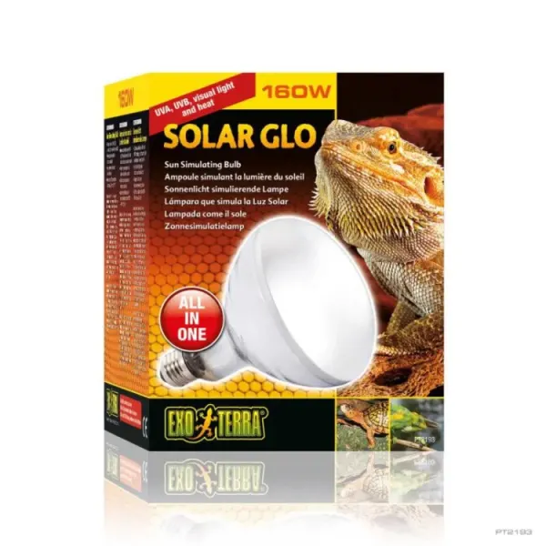 Bec caldura si UV ExoTerra Solar Glo Wide Beam 80W