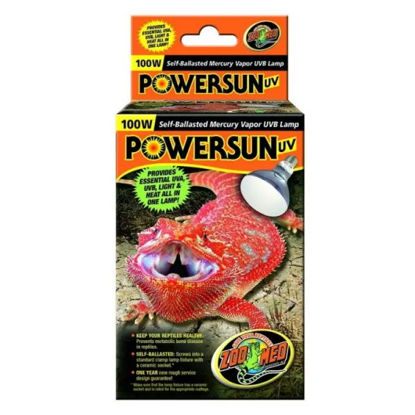 Bec caldura si UV Zoo Med PowerSun UV 100W