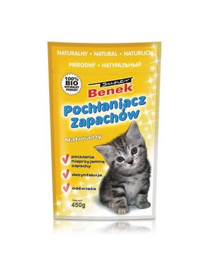 Benek Dezinfectant / absorbant mirosuri natural 450 g
