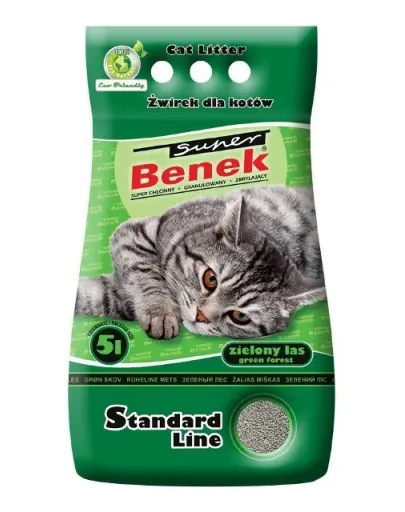 BENEK Super Nisip Green Forest 5l + 0,1l