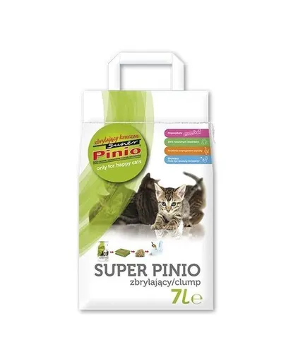 BENEK Super Pinio Asternut din lemn pentru litiera, compactor 7 L