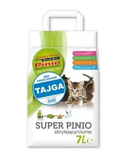 BENEK Super pinio nisip compactor litieră taiga 7 L