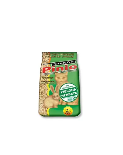 BENEK Super Pinio Peleti pentru litiera, cu ceai verde 10 L