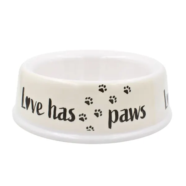 Bol melamină pentru câini 1,5L Love has paws