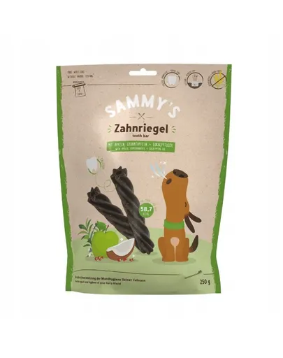 BOSCH SAMMY’S Tooth Bar Dental Snack mar si rodie 250 g recompensa dentara caini