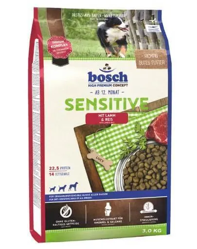 BOSCH Sensitive miel și orez 3 kg