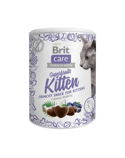 BRIT Care Cat Snack Superfruits Kitten recompense pentru pisoi 100 g