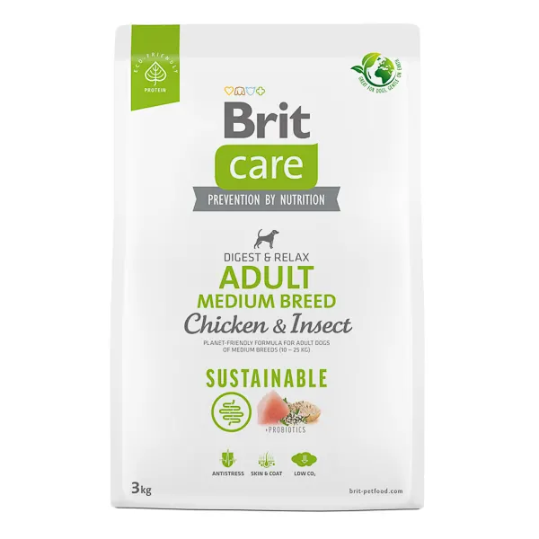 Brit Care Dog Sustainable Adult Medium Breed 1 kg