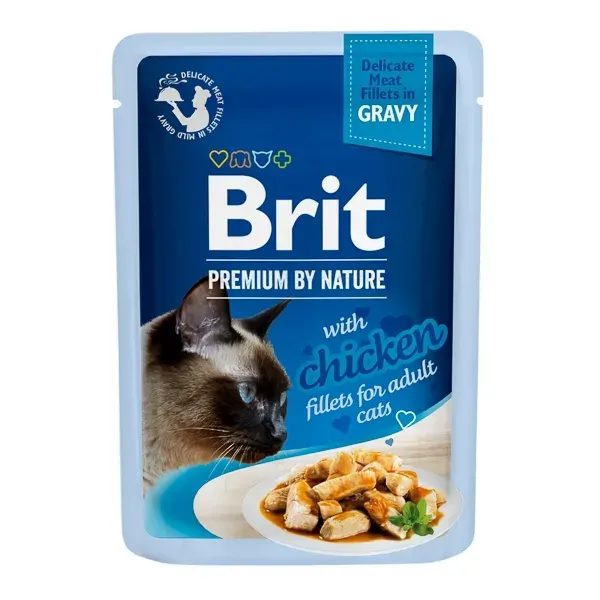 Brit Cat Delicate Chicken in Gravy, 85 g