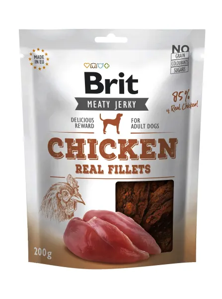 Brit Dog Jerky Chicken Fillets, 200 g