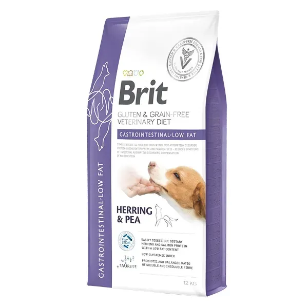 Brit Grain Free Veterinary Diets Dog Gastrointestinal Low Fat, 12 kg