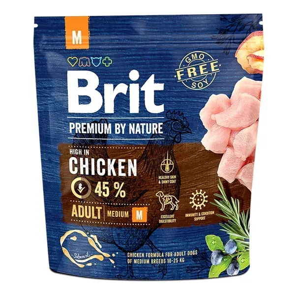 Brit Premium By Nature Adult M - 1-kg
