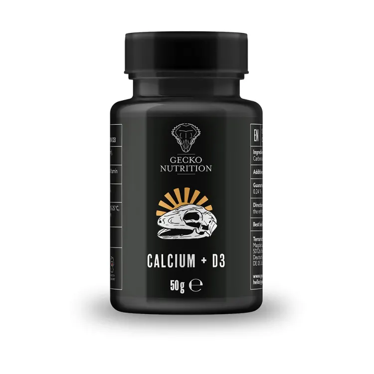 Calciu cu D3 Gecko Nutrition +D3 Calcium 50g