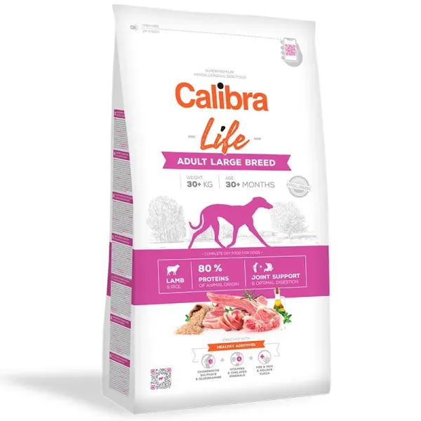 Calibra Dog Life Adult Large Lamb, 2.5 kg