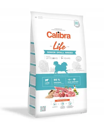 CALIBRA Dog Life Senior Small Breed Lamb hrana uscata superpremium pentru caini seniori de talie mica, cu miel 6 kg