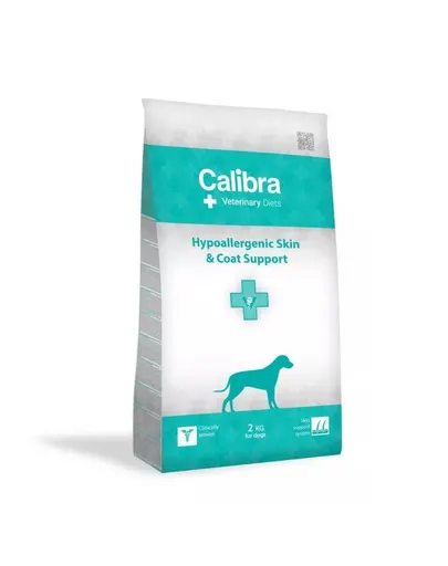 CALIBRA Veterinary Diet Dog Hypoallergenic Skin&amp;Coat Support 2 kg dieta pentru caini