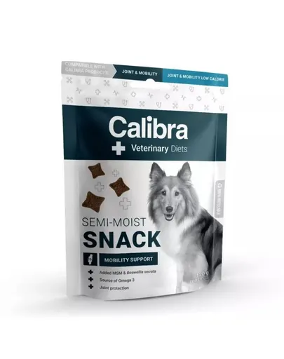 CALIBRA Veterinary Diet Semi-moist Snack Mobility Support 120 g recompensa pentru caini adulti cu probleme de mobilitate