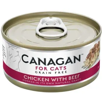 Canagan Cat, Pui si Vita, 75 g