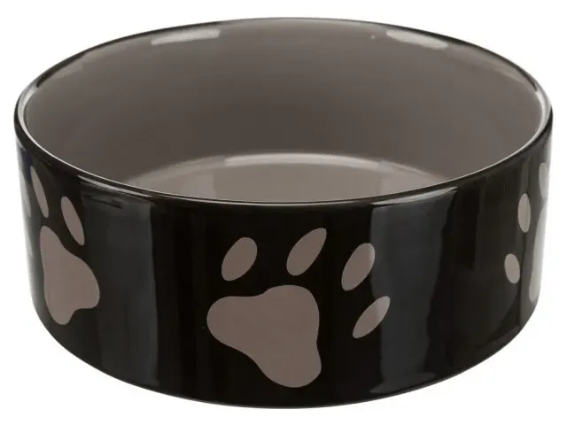 Castron ceramic pentru caini Trixie Labute 0,3 l   12 cm
