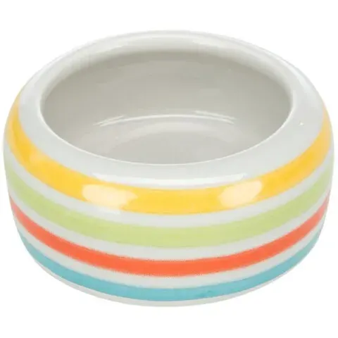 Castron ceramic pentru rozatoare Trixie Multicolor 50 ml   8 cm
